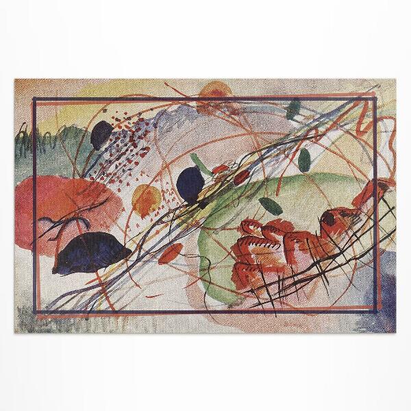 Vinyl teppich läufer Farbiges Aquarell Von Wassily Kandinsky