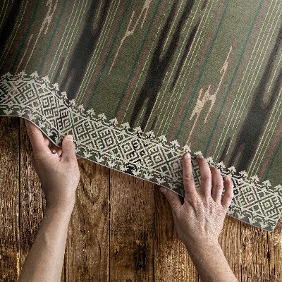 Teppich auf pvc Furuyi Korin Abstraktes Muster