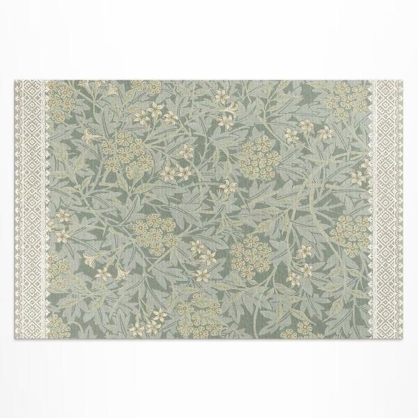 Vinyl teppich läufer William Morris Jasmin-Illustration
