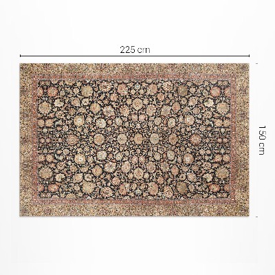 Vinyl teppich Vintage-Pfingstrosenblumen Im Alten Stil