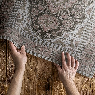 Teppich auf pvc Dekoratives Vintage-Muster Im Persischen Stil