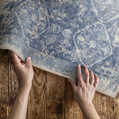 Vinyl teppich Stilvolles, Ornamental Getragenes Vintage-Modell