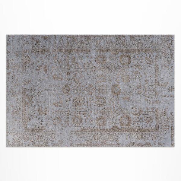 Pvc teppich Dekoratives Motiv Mit Abgenutztem Vintage-Ornament