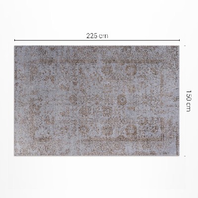 Pvc teppich Dekoratives Motiv Mit Abgenutztem Vintage-Ornament