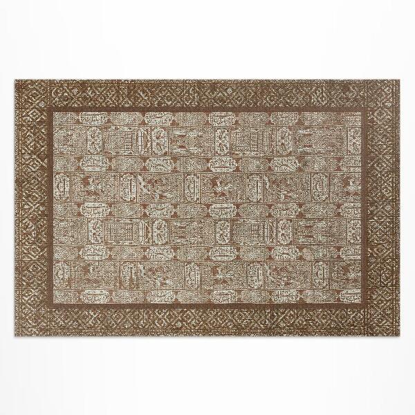 Teppich pvc Ornamentales Mosaik Mit Vintage-Muster