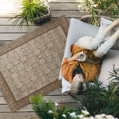 Teppich pvc Ornamentales Mosaik Mit Vintage-Muster