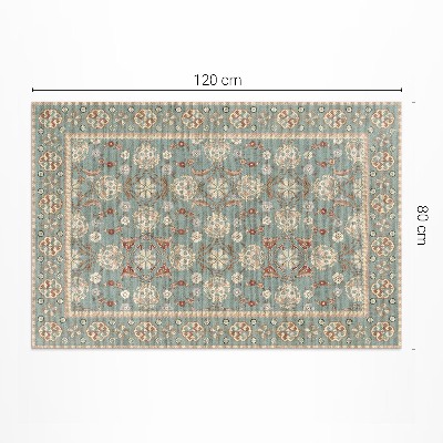 Pvc teppich Blumenornament Mit Vintage-Blumenmuster