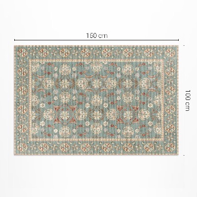 Pvc teppich Blumenornament Mit Vintage-Blumenmuster