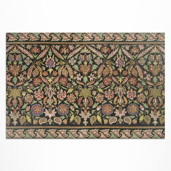 Vinyl teppich Antikes Vintage-Blumenmuster