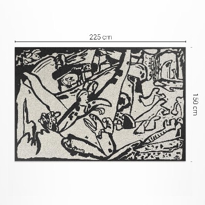 Teppich auf pvc Komposition Von Wassily Kandinsky