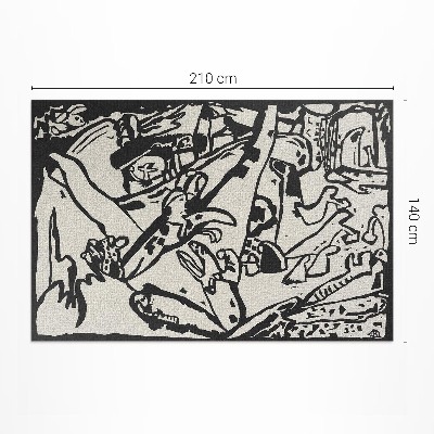 Teppich auf pvc Komposition Von Wassily Kandinsky