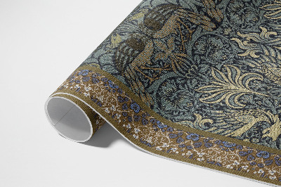 Vinyl teppich William Morris Pfau Und Drache