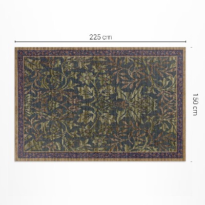 Teppich pvc William Morris Blumengarten