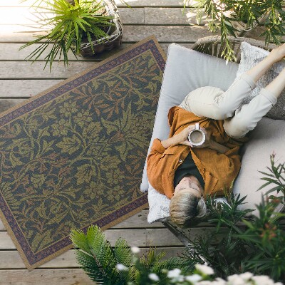 Teppich pvc William Morris Blumengarten