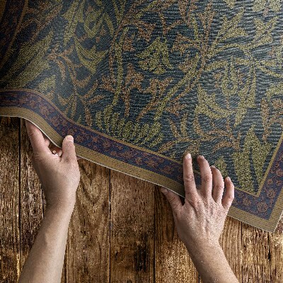 Teppich pvc William Morris Blumengarten