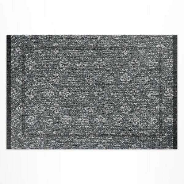 Teppich auf pvc Ornament Mit Dekorativer Textur