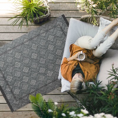 Teppich auf pvc Ornament Mit Dekorativer Textur