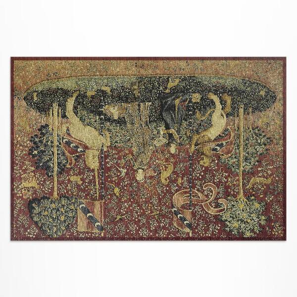 Pvc teppich Nachgeahmter Mittelalterlicher Vintage-Stoff