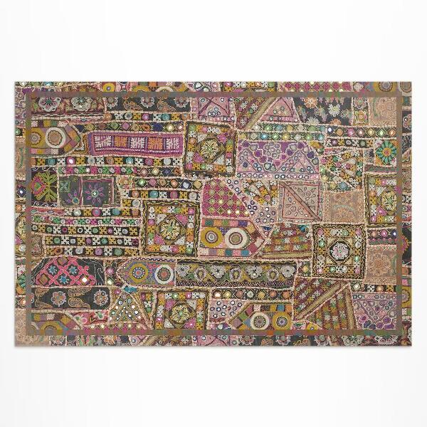 Vinyl teppich Ethnisches Retro-Patchwork-Muster