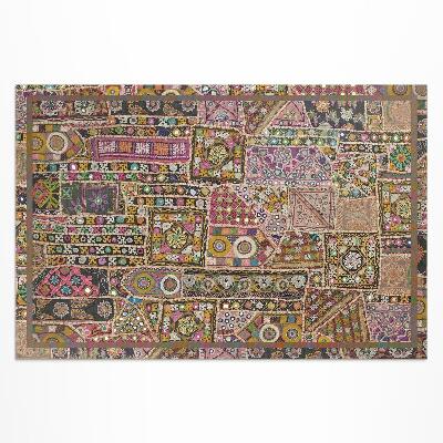 Vinyl teppich Ethnisches Retro-Patchwork-Muster