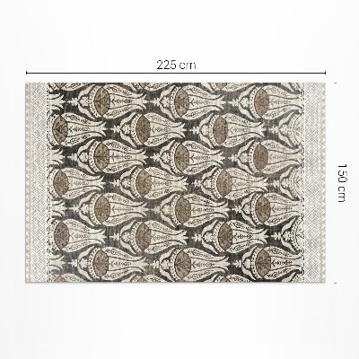 Teppich auf pvc William Morris Blumenkrüge