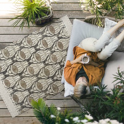 Teppich auf pvc William Morris Blumenkrüge