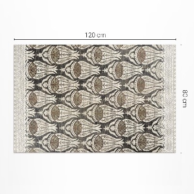 Teppich auf pvc William Morris Blumenkrüge