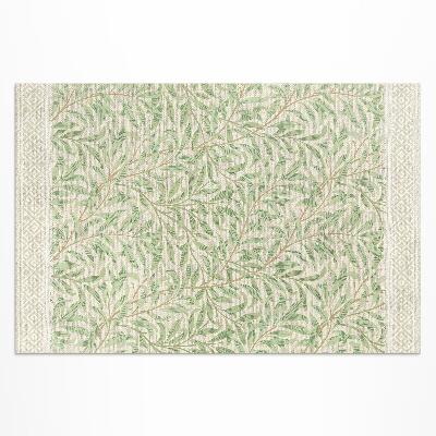 Teppich pvc William Morris Vintage-Blattillustration