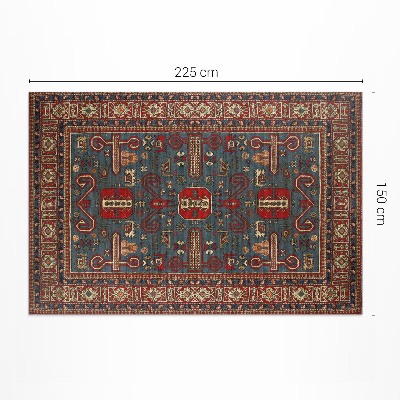 Teppich auf pvc Orientalisches Muster Aus Dem Nahen Osten