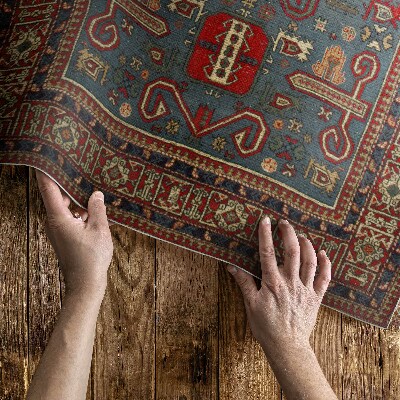 Teppich auf pvc Orientalisches Muster Aus Dem Nahen Osten