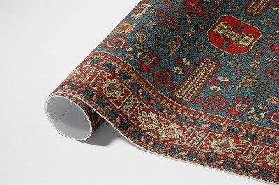 Teppich auf pvc Orientalisches Muster Aus Dem Nahen Osten