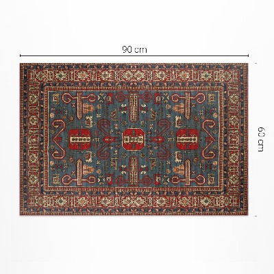 Teppich auf pvc Orientalisches Muster Aus Dem Nahen Osten