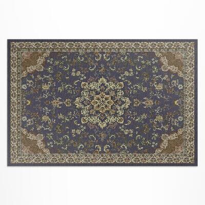 Teppich pvc Vintage Florales Ziermuster