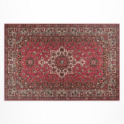 Vinyl teppich Rotes Florales Vintage-Persermuster