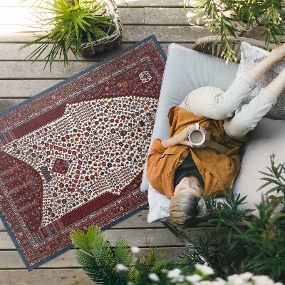 Teppich auf pvc Ornamentales Designmuster Mit Details