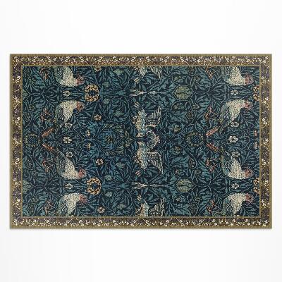 Teppich pvc Vogel Im Feld Von William Morris