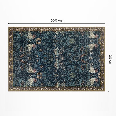 Teppich pvc Vogel Im Feld Von William Morris