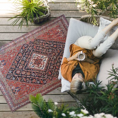 Vinyl teppich Persisch-Türkisches Muster Im Vintage-Stil