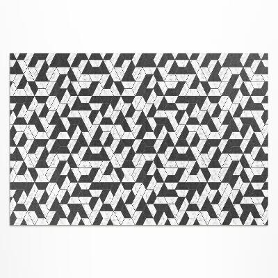 Vinyl teppich läufer Modisches Steinmosaik Mit Marmor