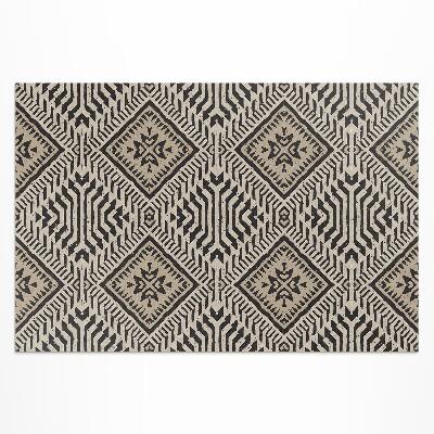 Teppich pvc Indisches Design Mit Boho-Ornamenten