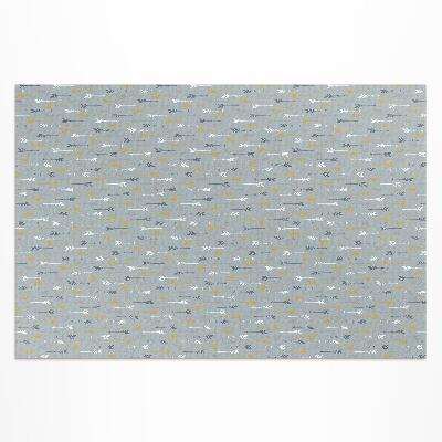 Vinyl teppich Boho Indische Pfeile Zartes Muster