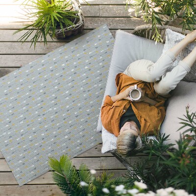 Vinyl teppich Boho Indische Pfeile Zartes Muster