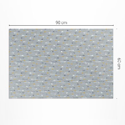 Vinyl teppich Boho Indische Pfeile Zartes Muster