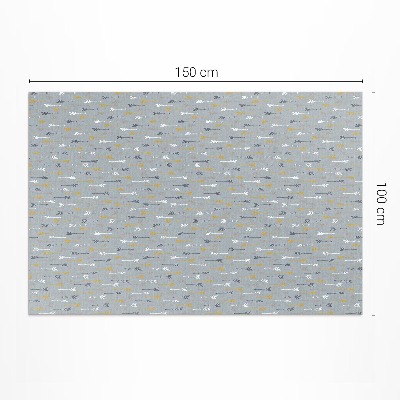 Vinyl teppich Boho Indische Pfeile Zartes Muster