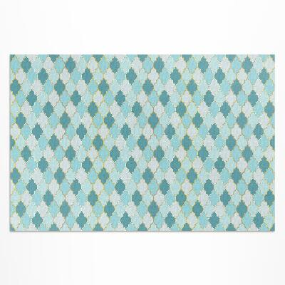 Vinyl teppich läufer Blaue Mosaik-Dekorfliesen