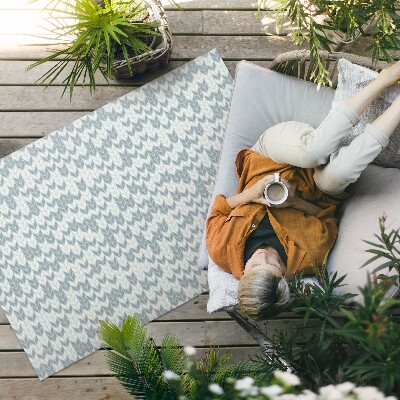 Teppich auf pvc Indisches Boho-Pfeilmuster