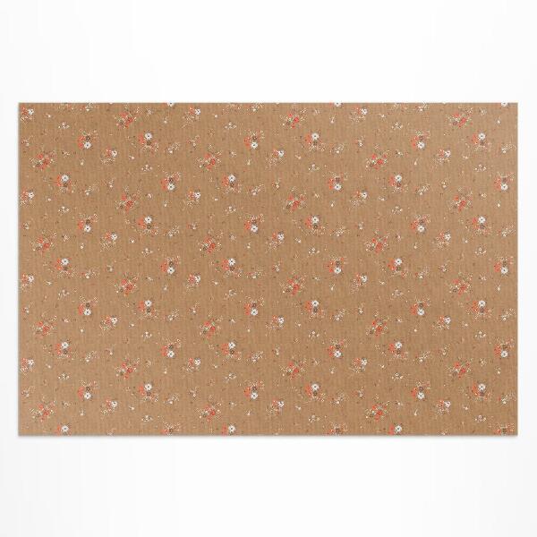 Vinyl teppich Kleine Feldblumen Im Vintage-Boho-Stil