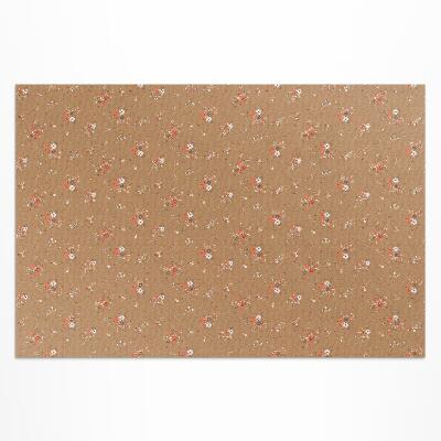 Vinyl teppich Kleine Feldblumen Im Vintage-Boho-Stil