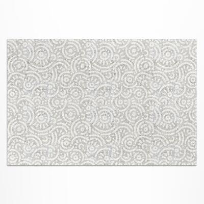 Pvc teppich Abstrakte Orientalische Formen Boho-Linien