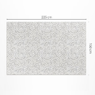 Pvc teppich Abstrakte Orientalische Formen Boho-Linien